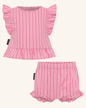 Ensemble à volants rayés Lolly
