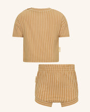 Ribb Stripe Set Sand