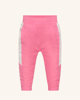 Pantalon rose à blocs de couleur