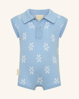 Combinaison à boutons-pression Flower Polo