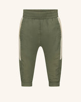 Pantalon kaki colorblock