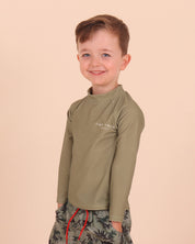 Core Swim Rash Top Olive