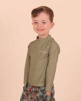 Core Swim Rash Top Olive