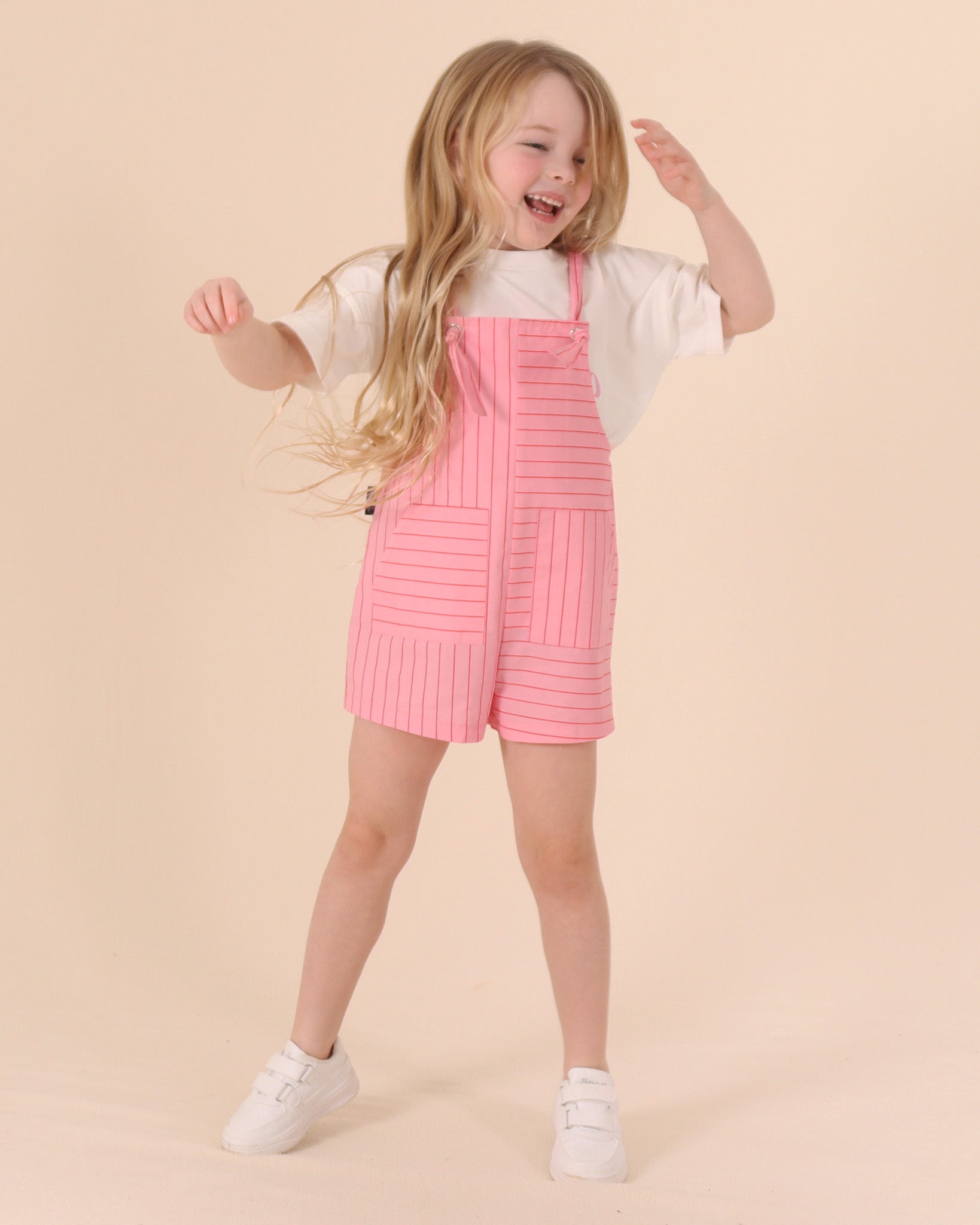Lolly Stripe Pocket Overall