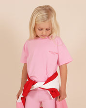 Core Drop Shoulder Tee Pink