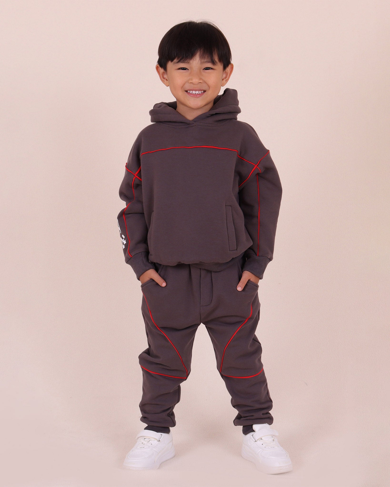 Piping Hood Sweat Top