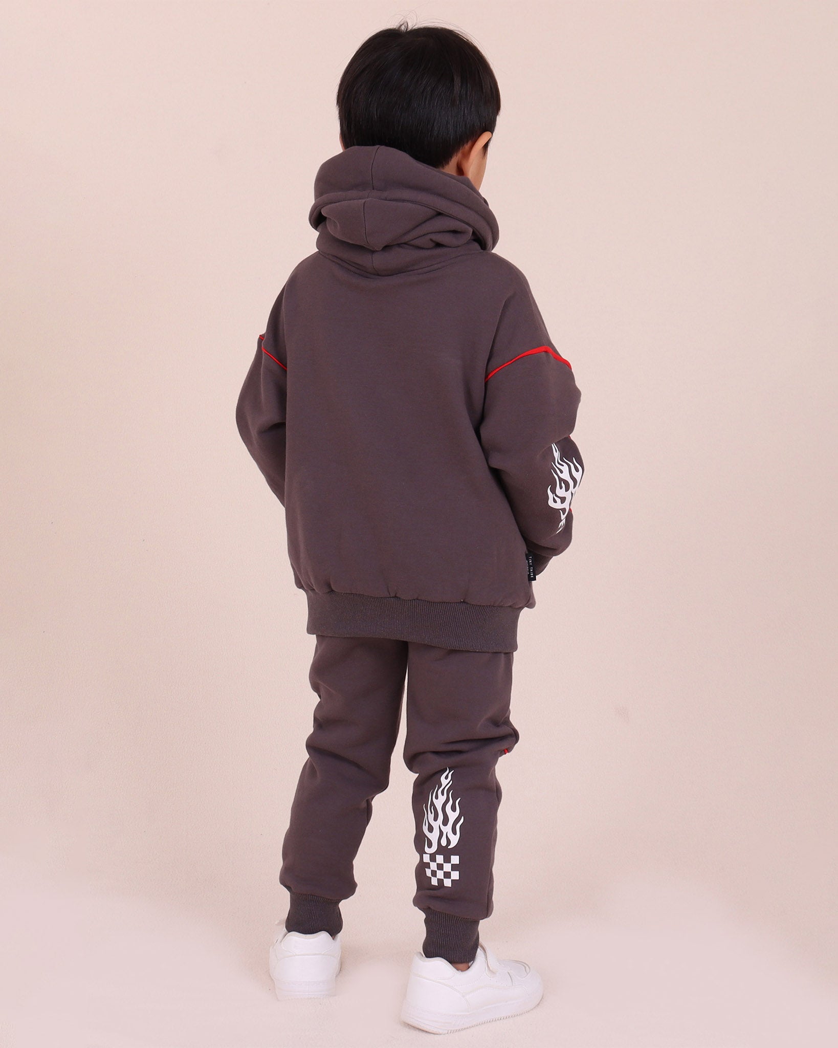 Piping Hood Sweat Top