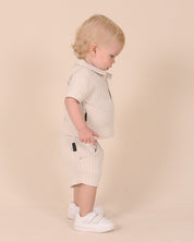 Polo gris pour bébé