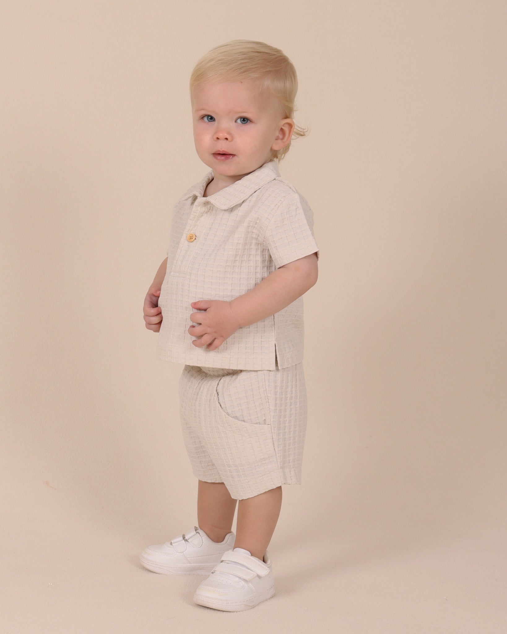 Polo gris pour bébé