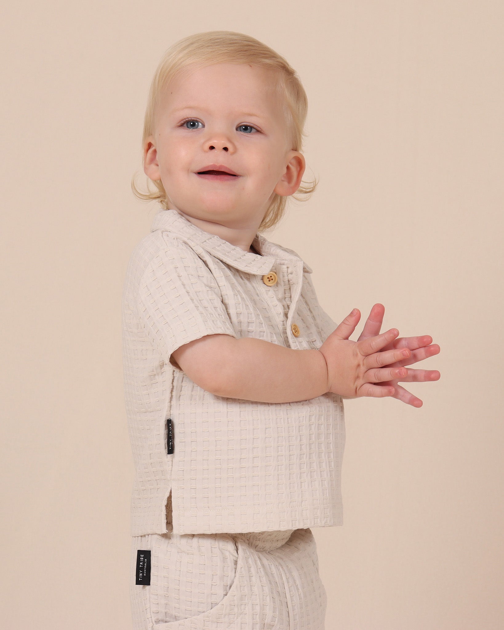 Polo gris pour bébé