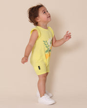 Combinaison à volants citron doux