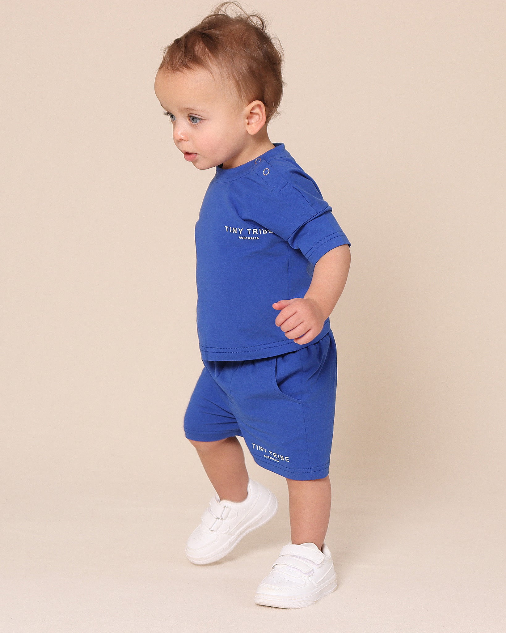 Short de base pour nourrissons, bleu marine