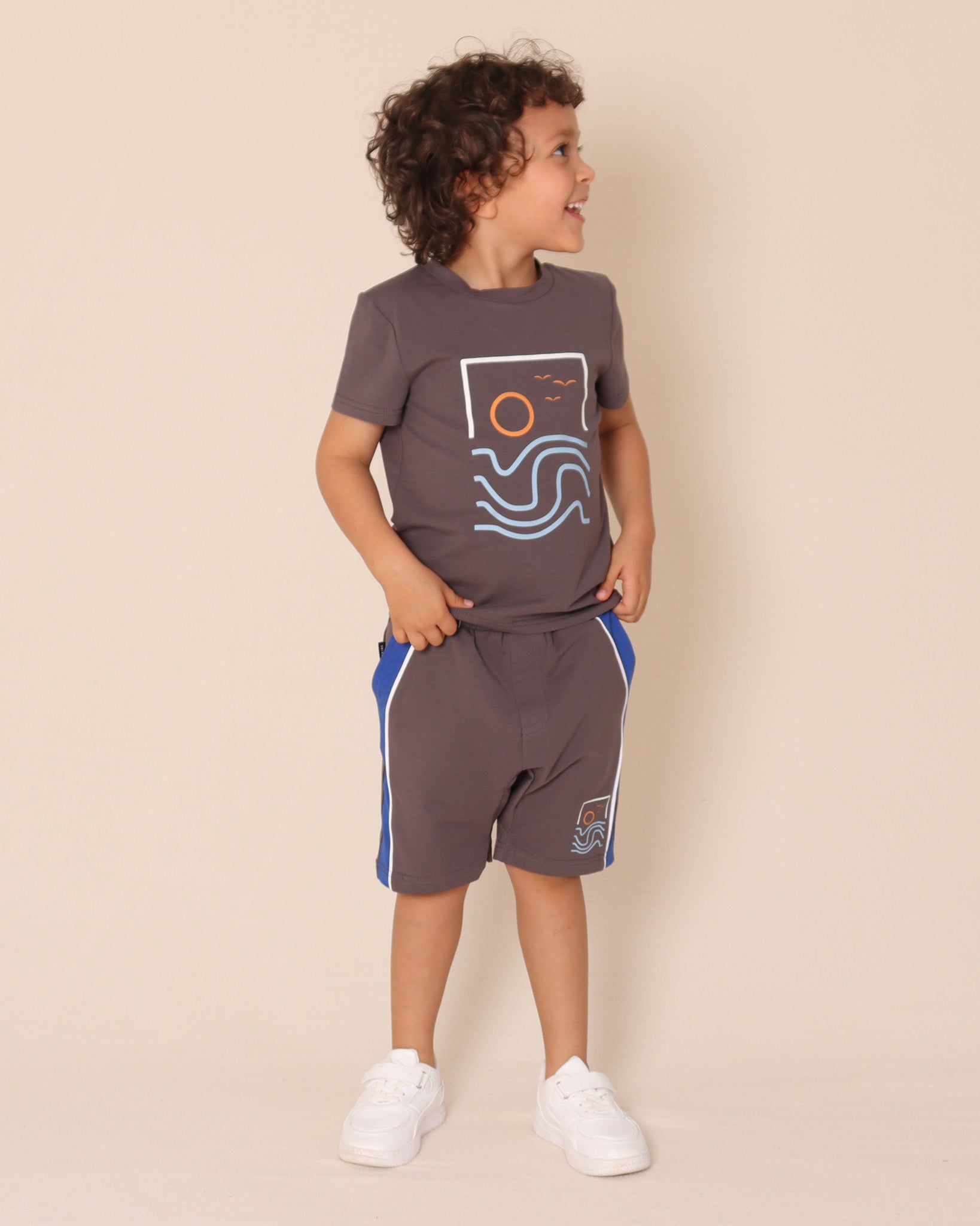 T-shirt Scène Océan