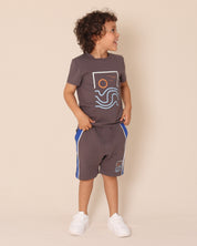 T-shirt Scène Océan