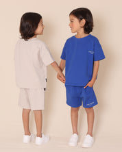 T-shirt Core à épaules tombantes bleu marine