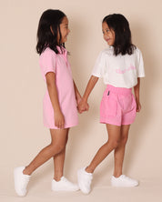 Frill Pocket Short Pink