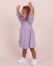 Flared Frill Neck All-In-One Dress