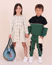 Robe à volants inspirée des jardins fleuris