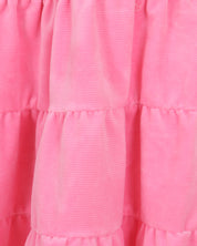 Salopette rose pour enfant, robe cascade