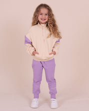 Pantalon de survêtement enfant lilas