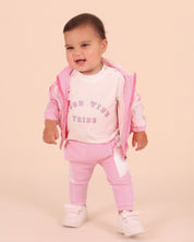 Pink Colourblock Pant