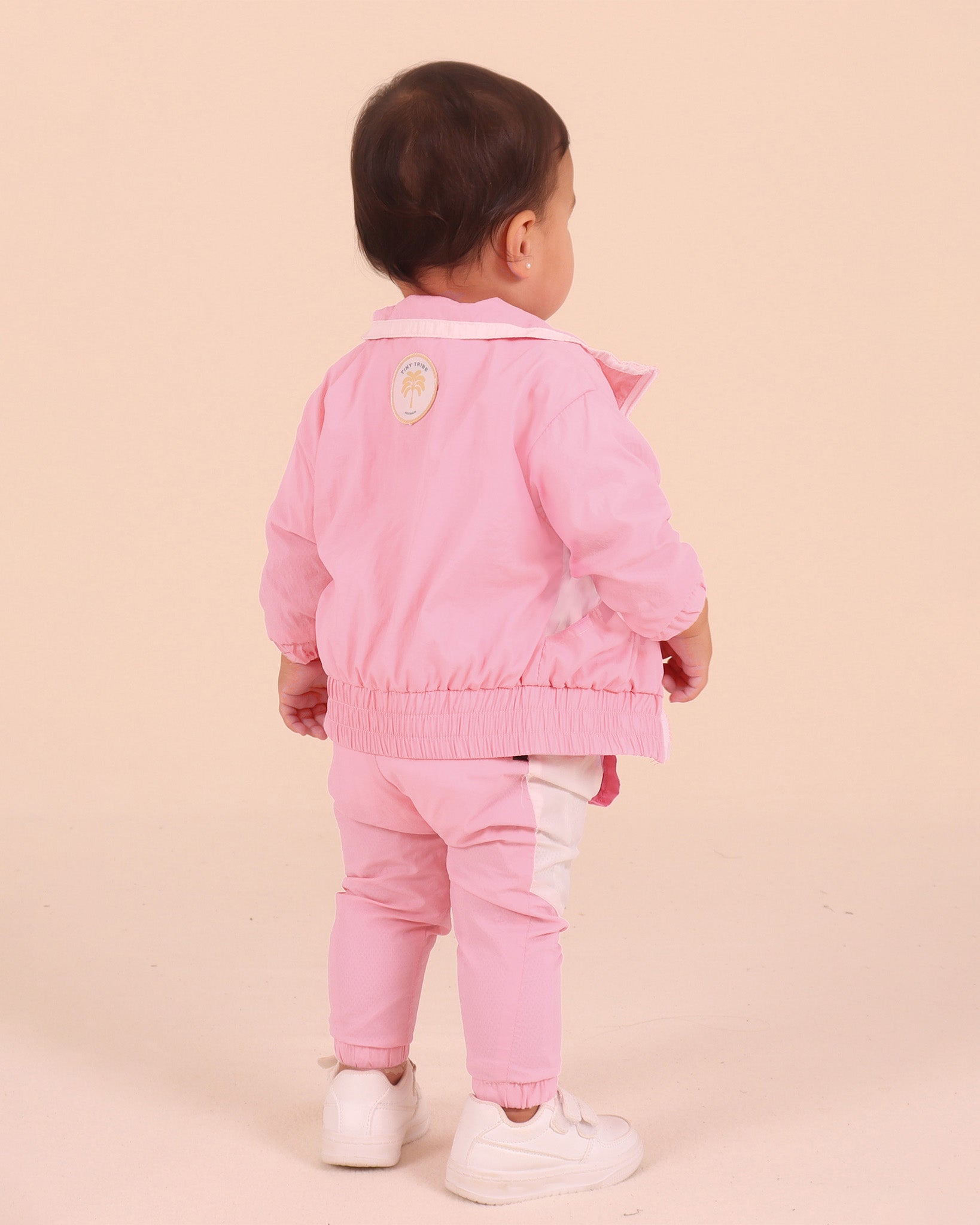 Pink Colourblock Pant