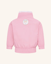 Pink Colourbloack Parachute Wind Breaker