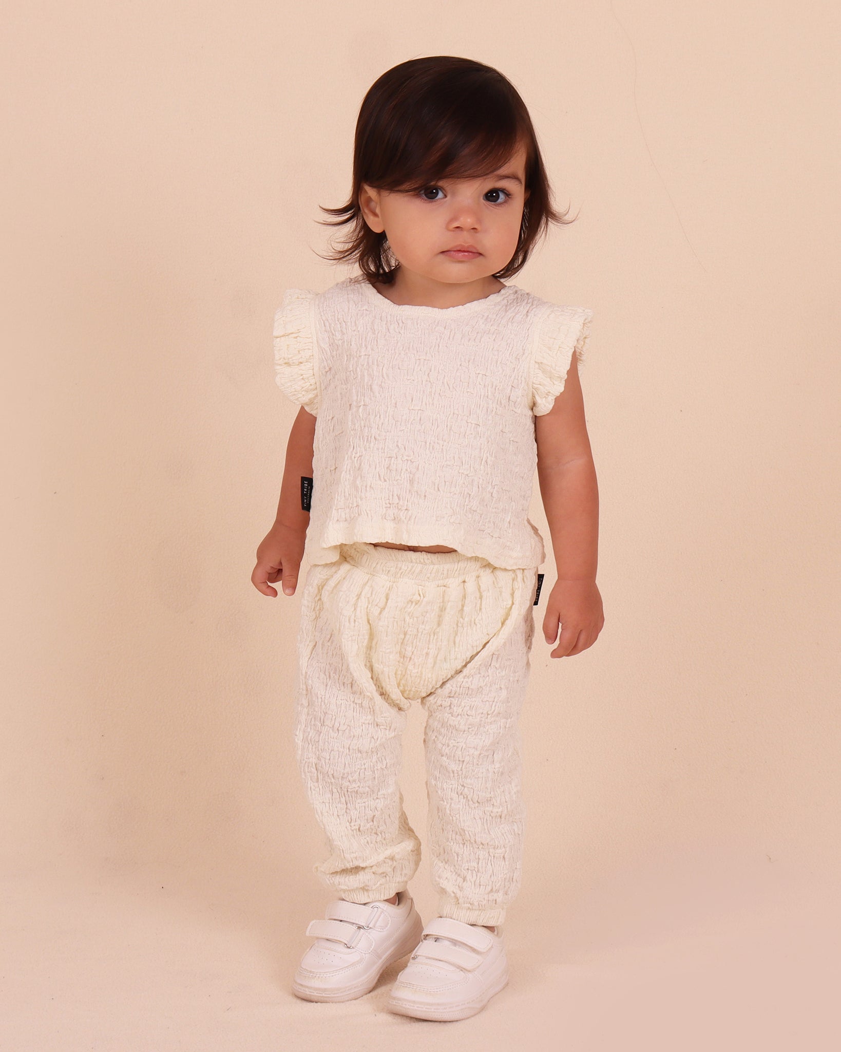 Cotton Scrunch Slouch Pant