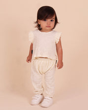 Cotton Scrunch Slouch Pant