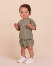Ribb Stripe Set Green
