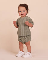 Ribb Stripe Set Green