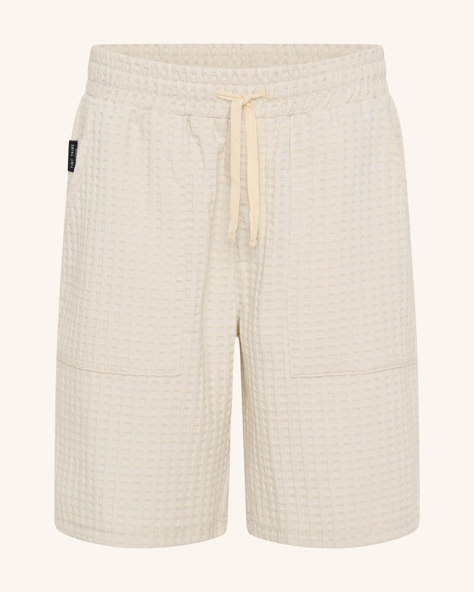 Grey Relaxed Short With Pockets