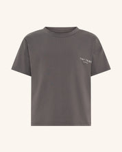 Core Drop Shoulder Tee Charcoal