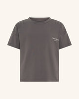 Core Drop Shoulder Tee Charcoal