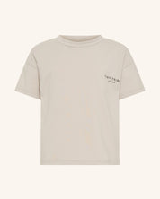 T-shirt gris à épaules tombantes Core