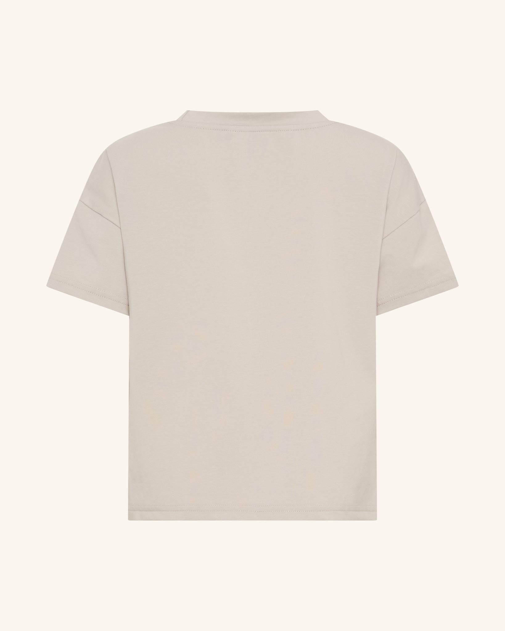 T-shirt gris à épaules tombantes Core