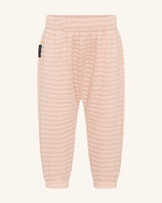 Pantalon ample matelassé à gaufres