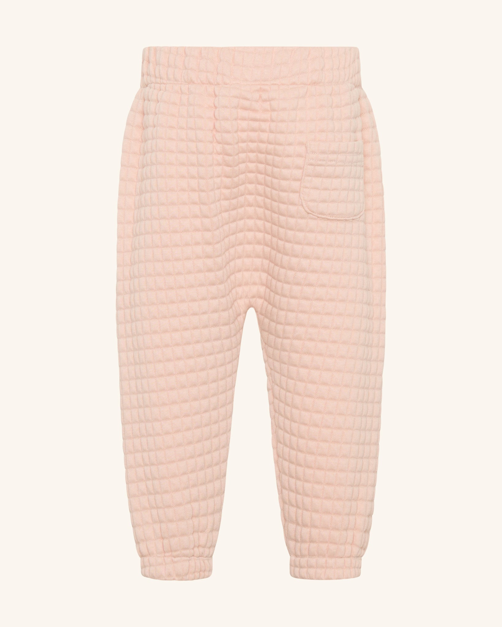 Pantalon ample matelassé à gaufres