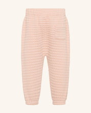 Pantalon ample matelassé à gaufres