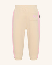 Pantalon ample rose à empiècements latéraux
