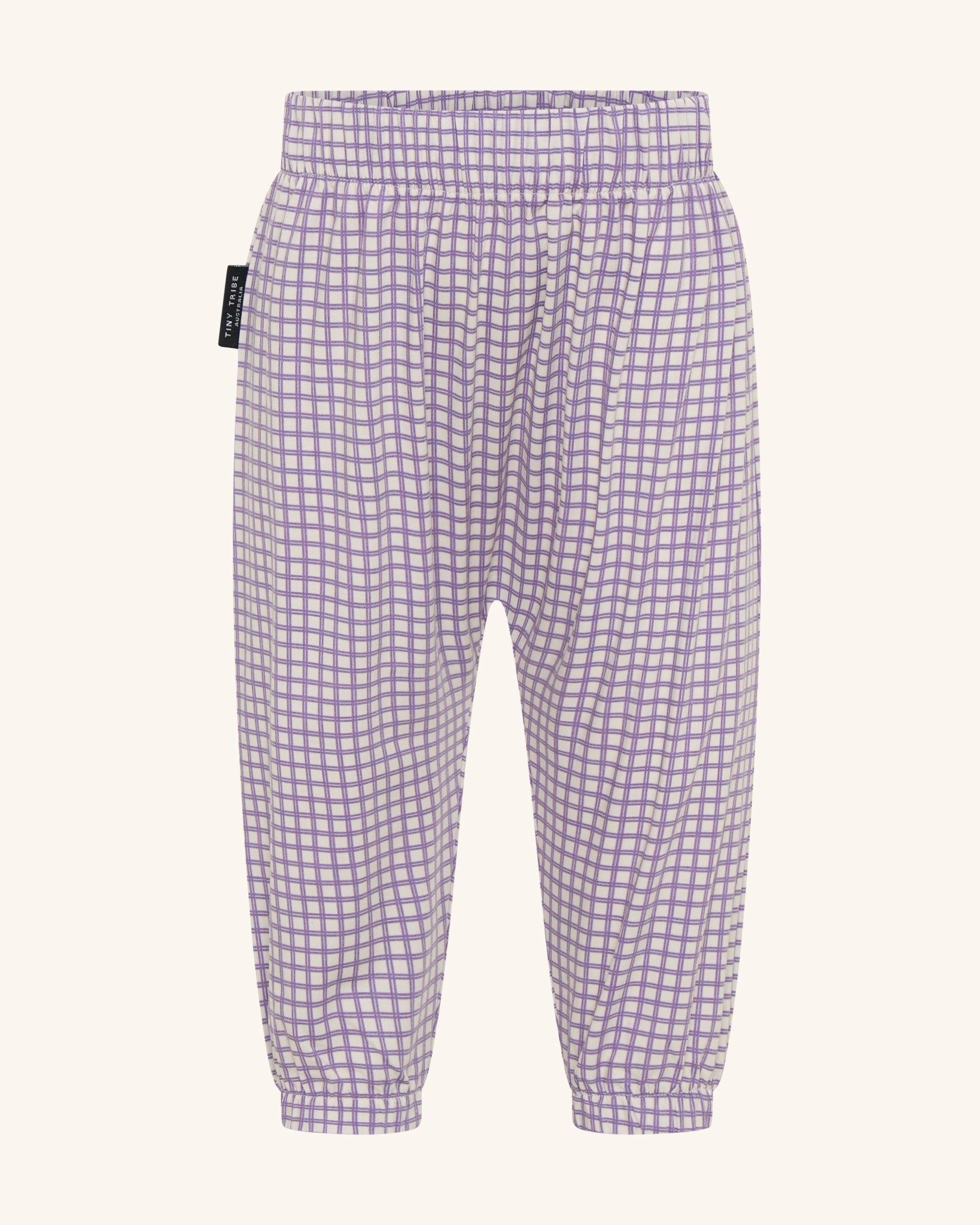 Pantalon ample lilas