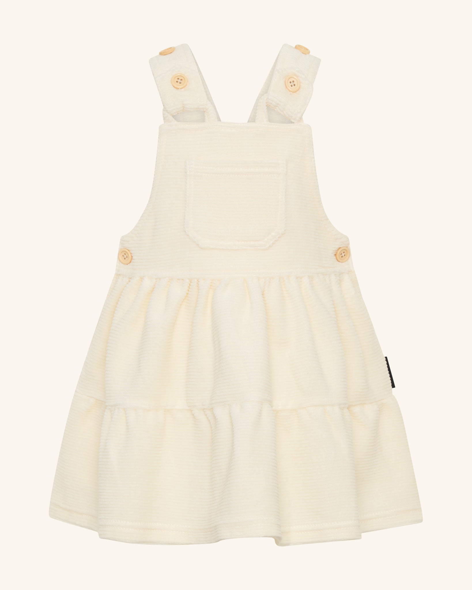 Salopette crème robe cascade