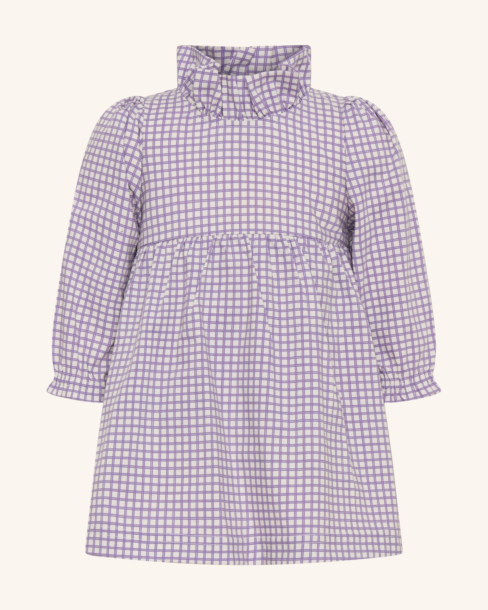 Robe une pièce à col évasé et volants