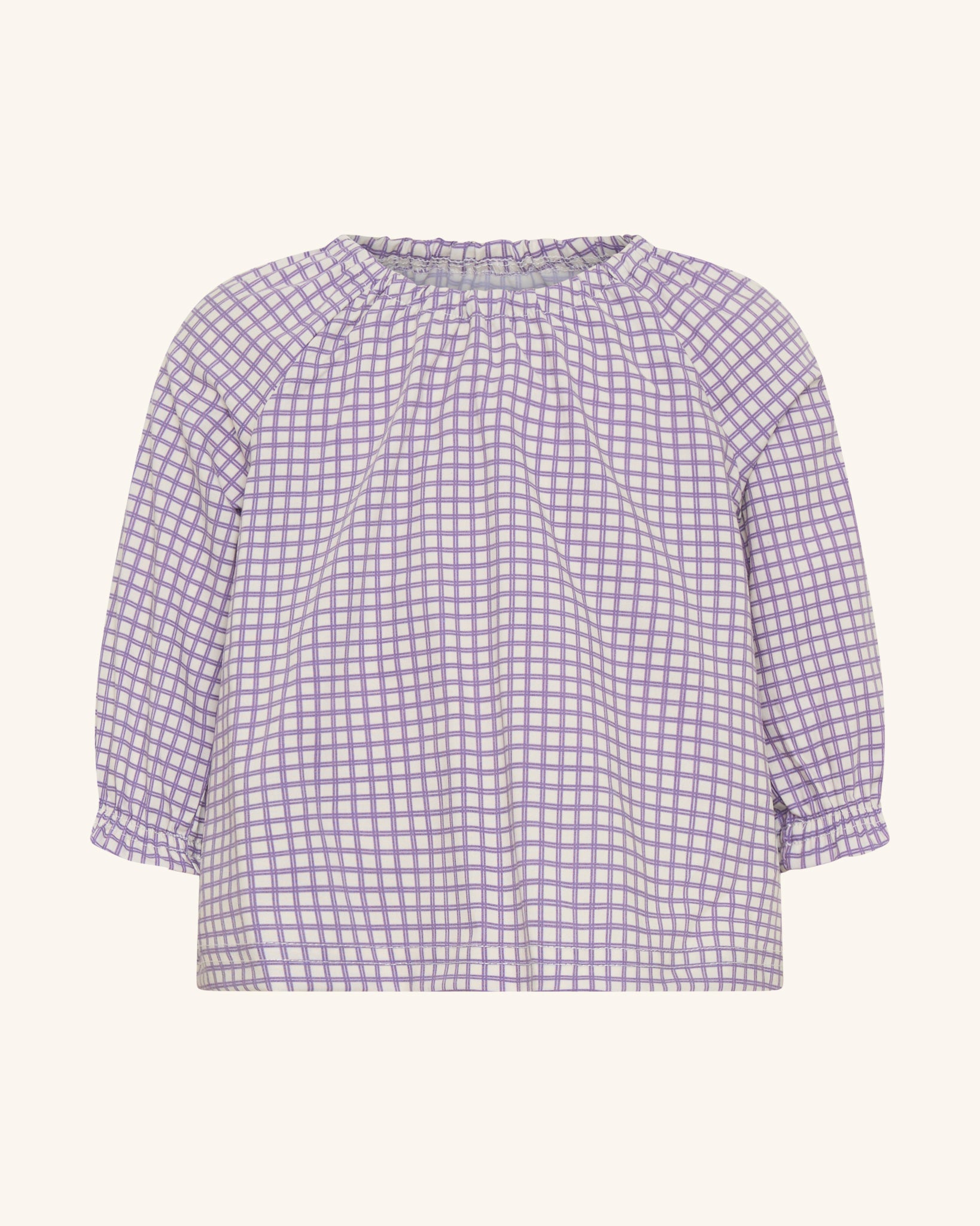 Haut mou tissé lilas