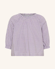 Haut mou tissé lilas