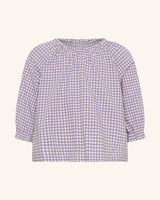 Haut mou tissé lilas