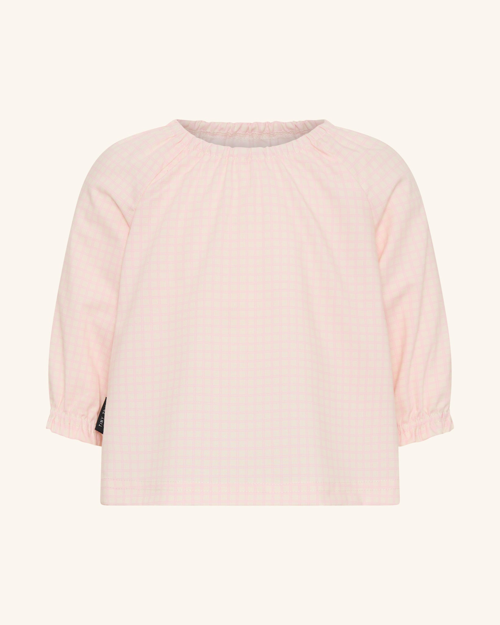 Haut souple rose tissé