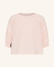 Haut souple rose tissé