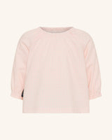 Haut souple rose tissé