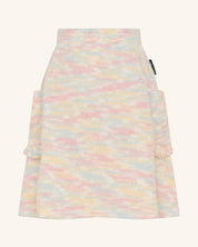 Jupe longue en maille avec poche